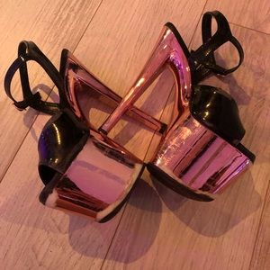 Rose gold chrome pleasers. Well loved. 💕